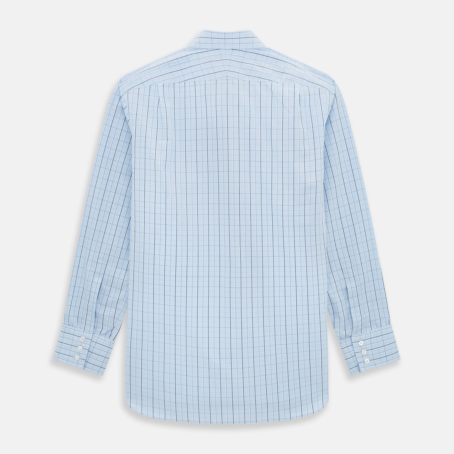 Image 3 of product Navy and Blue Combination Check Mayfair Shirt