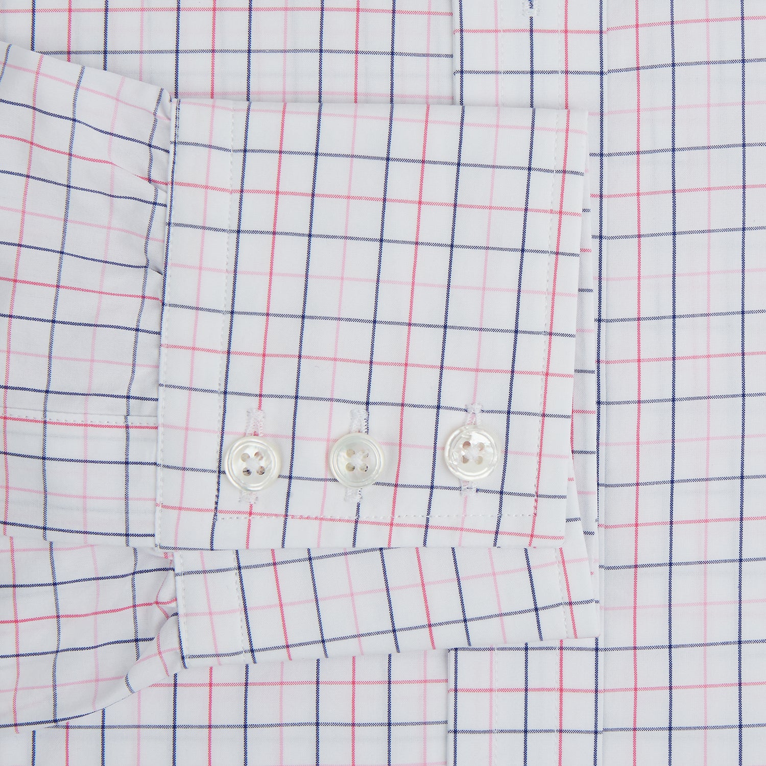 Image 4 of product Pink Overlay Grid Check Mayfair Shirt