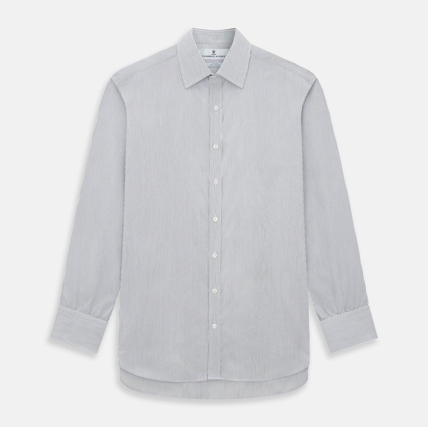 Image 1 of product Midnight Blue Fine Track Stripe Mayfair Shirt