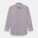 Burgundy Shadow Stripe Mayfair Shirt