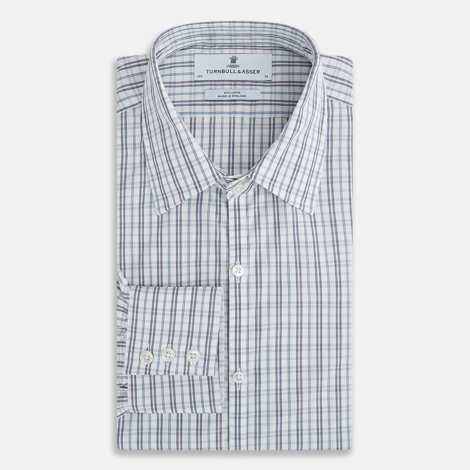 Image 5 of product Navy and Blue Multi Tattersall Westminster Shirt