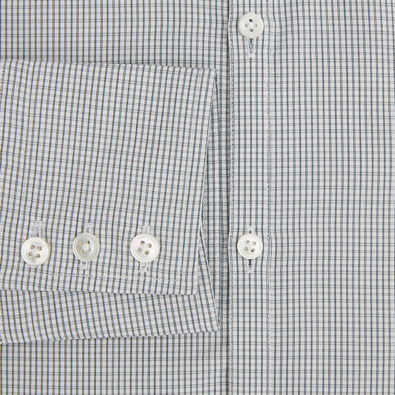 Image 4 of product Forest Green Micro Tattersall Westminster Shirt