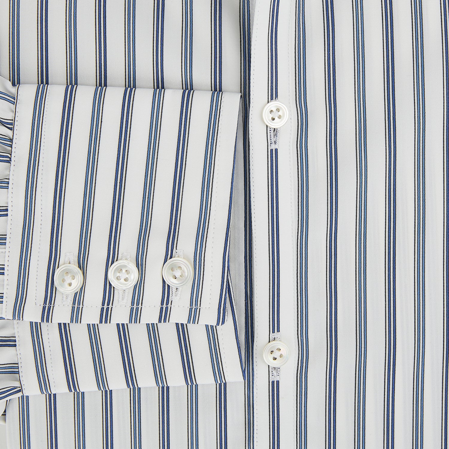 Image 4 of product SAPPHIRE BLUE MULTI TRACK STRIPE WINDSOR SHIRT