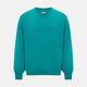 Turquoise Cashmere V-neck Jumper