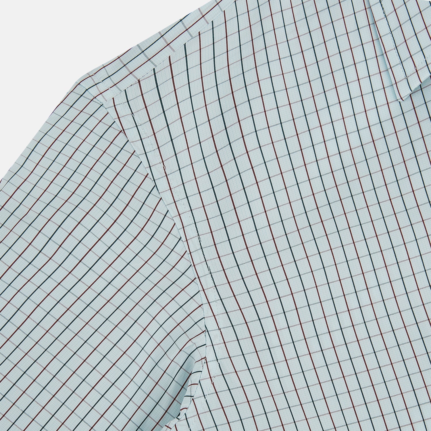 Image 6 of product Forest Melange and Red Overlay Grid Check Westminster Shirt