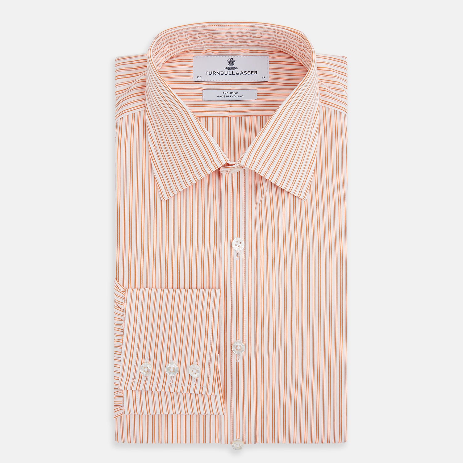 Image 5 of product Orange Ticking Stripe Mayfair Shirt