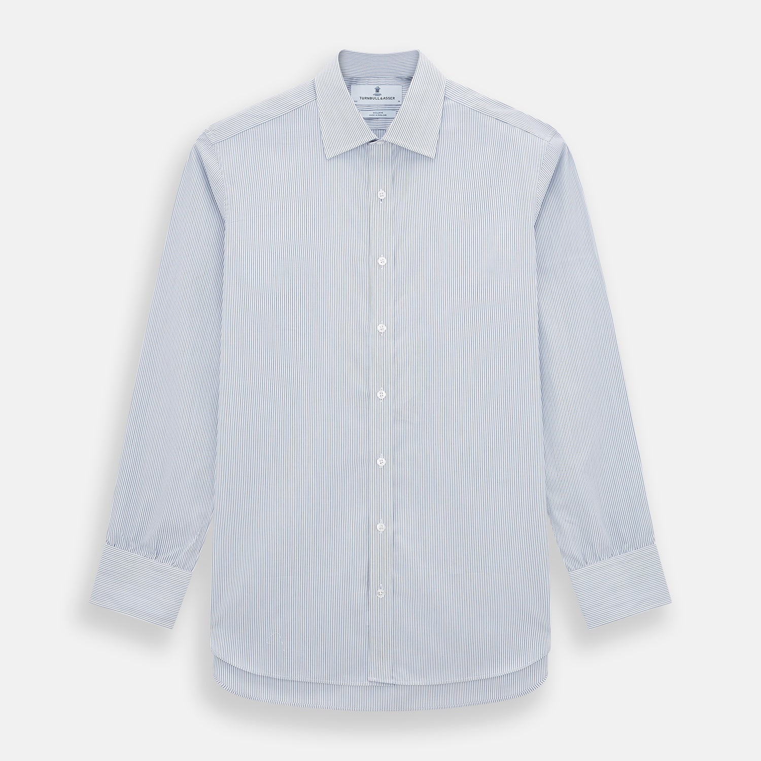 Image 1 of product Blue Ticking Pinstripe Mayfair Shirt