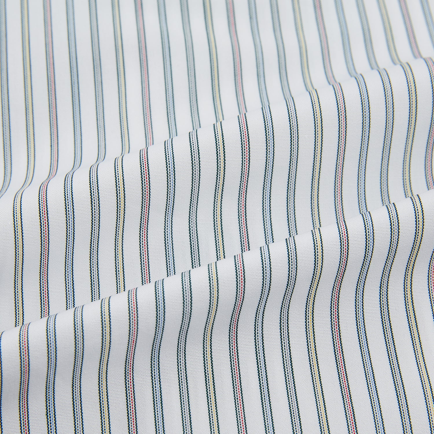Image 6 of product Forest Green with Multicoloured Music Stripe Mayfair Shirt