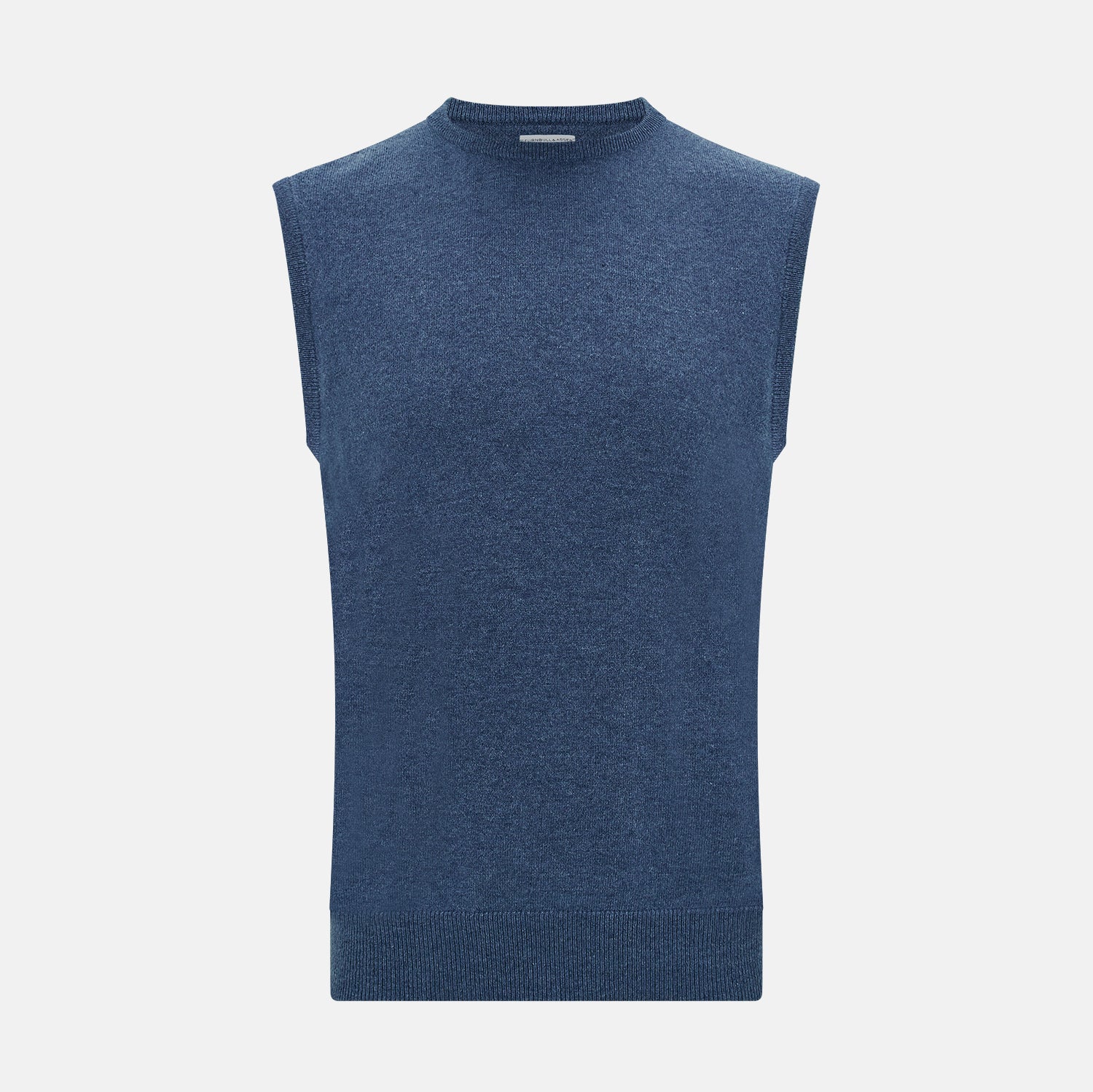 Image 1 of product Pacific Blue Cashmere Round Neck Vest
