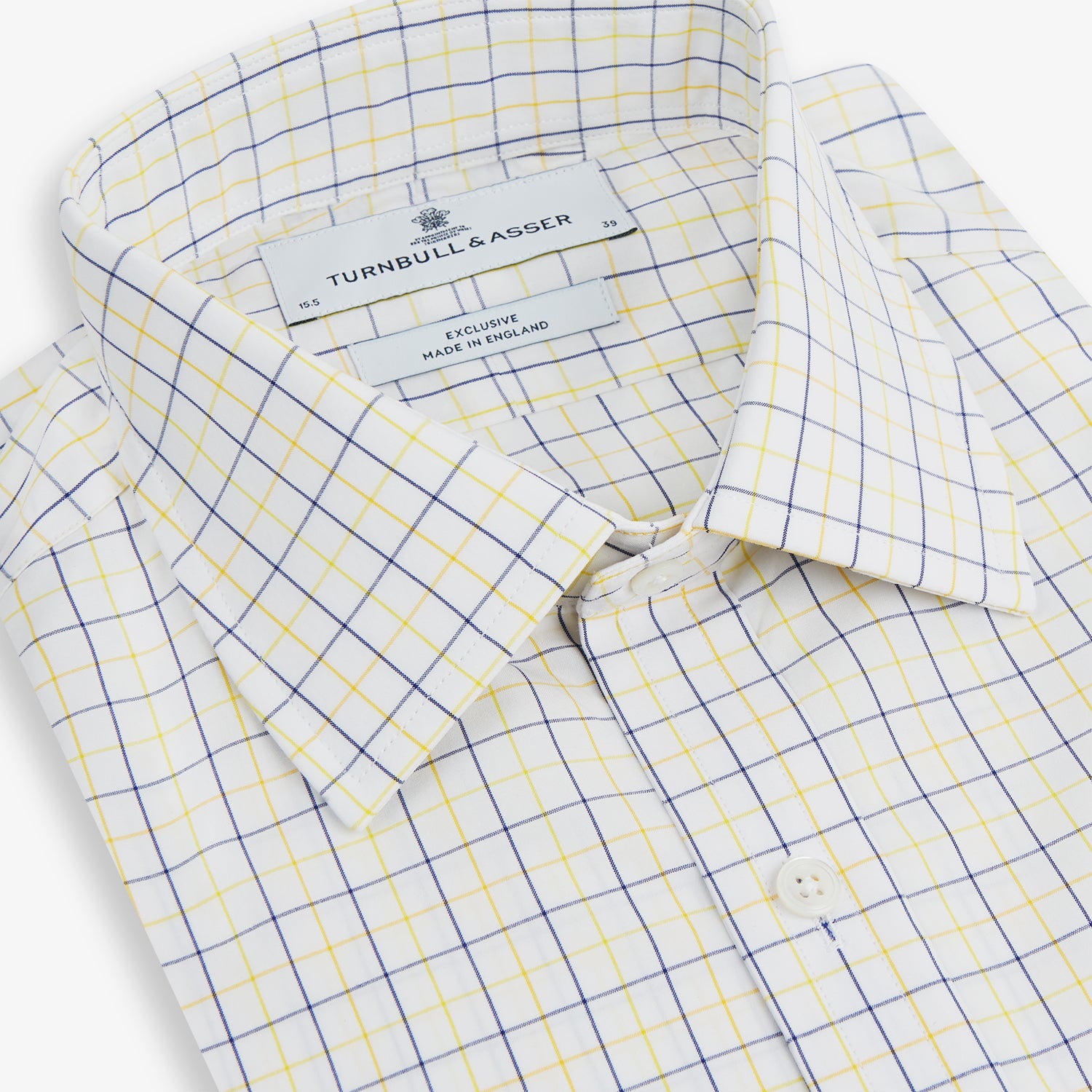 Image 2 of product Yellow Overlay Grid Check Mayfair Shirt