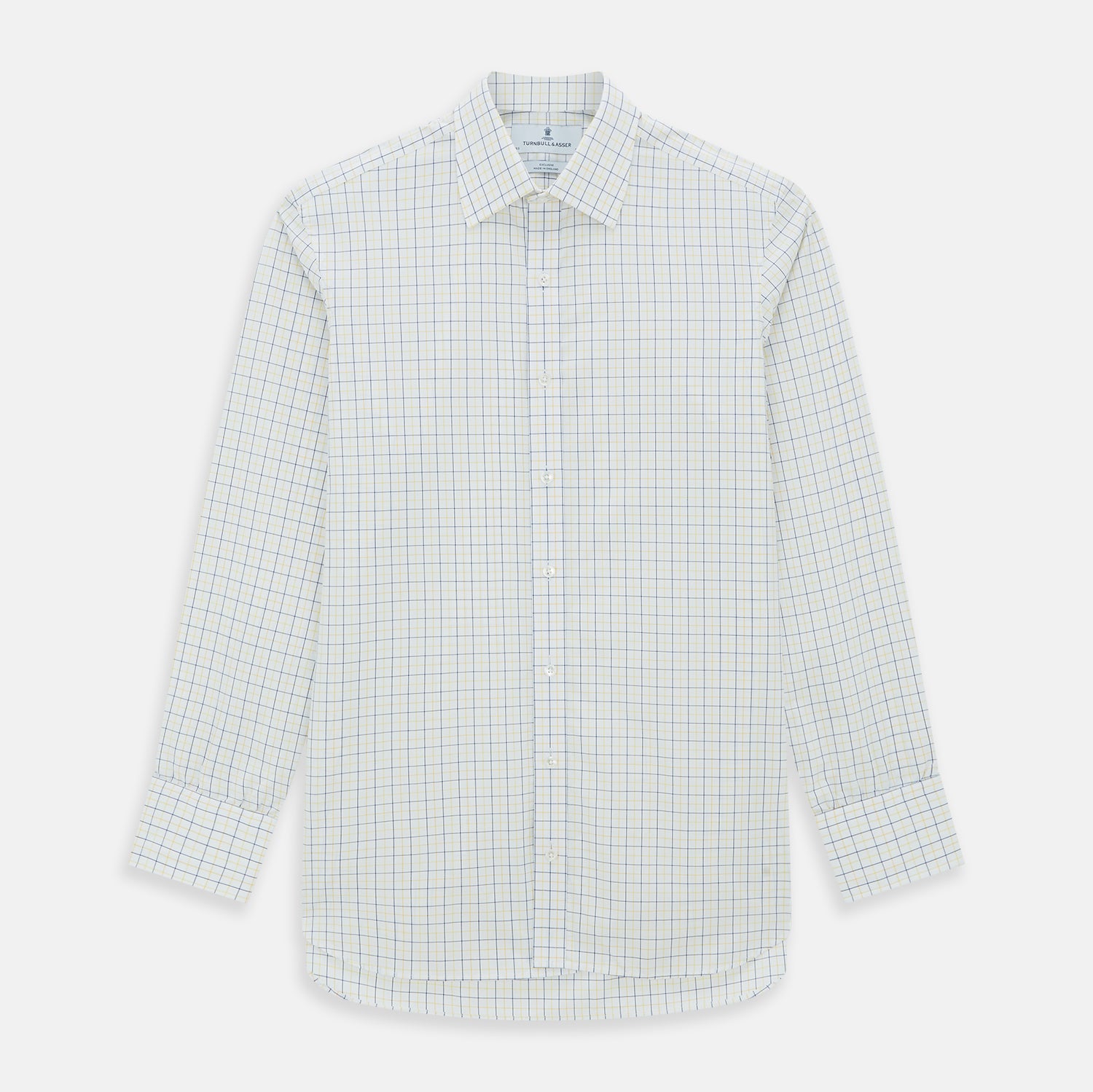 Image 1 of product Yellow Overlay Grid Check Mayfair Shirt
