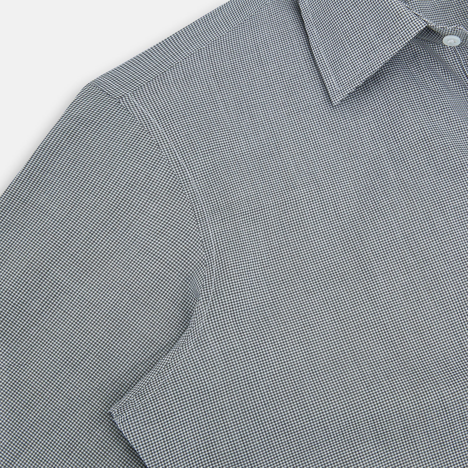Image 5 of product Grey and White Micro Check Westminster Shirt