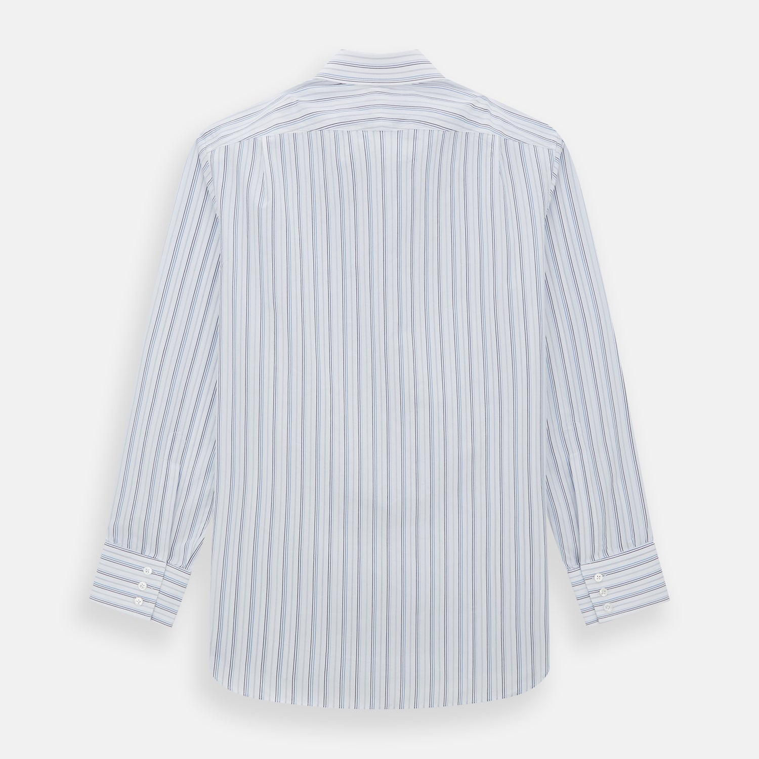 Image 6 of product Blue Fine Multi Pinstripe Mayfair Shirt