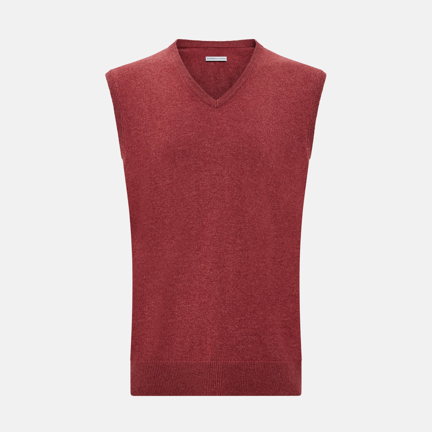 Image 1 of product Antique Pink Cashmere V-Neck Vest