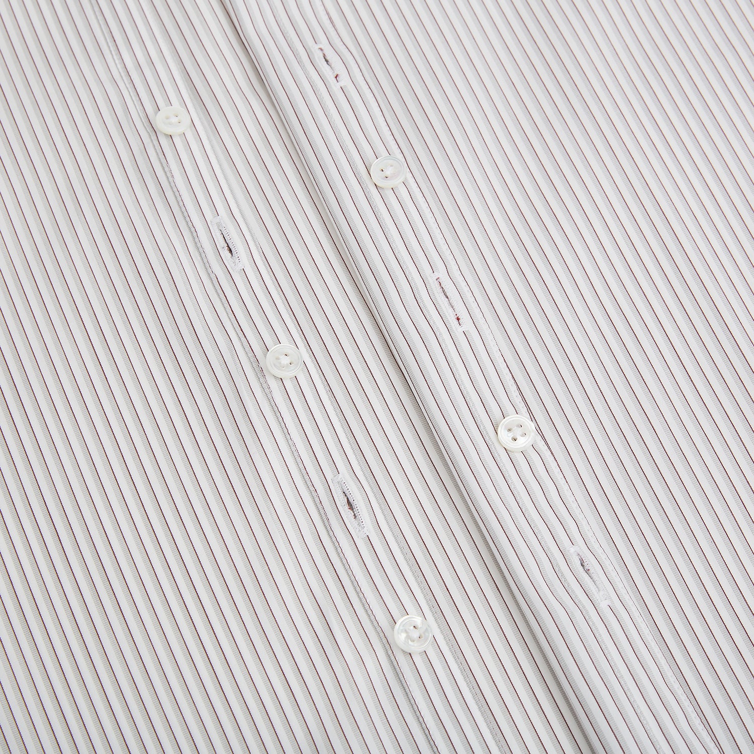 Image 7 of product Coffee and Grey Shadow Pinstripe Westminster Shirt