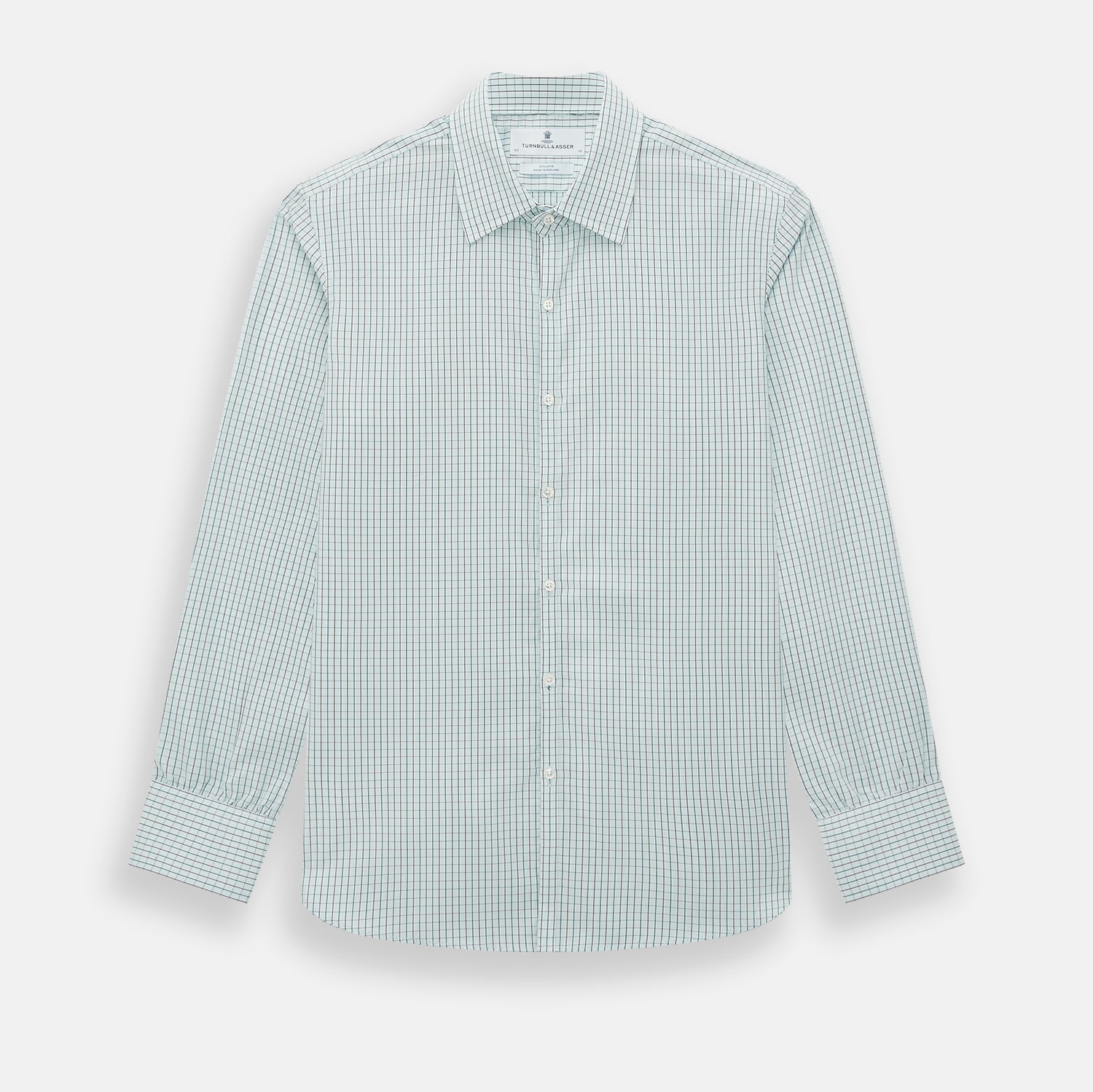 Image 1 of product Forest Melange and Red Overlay Grid Check Westminster Shirt