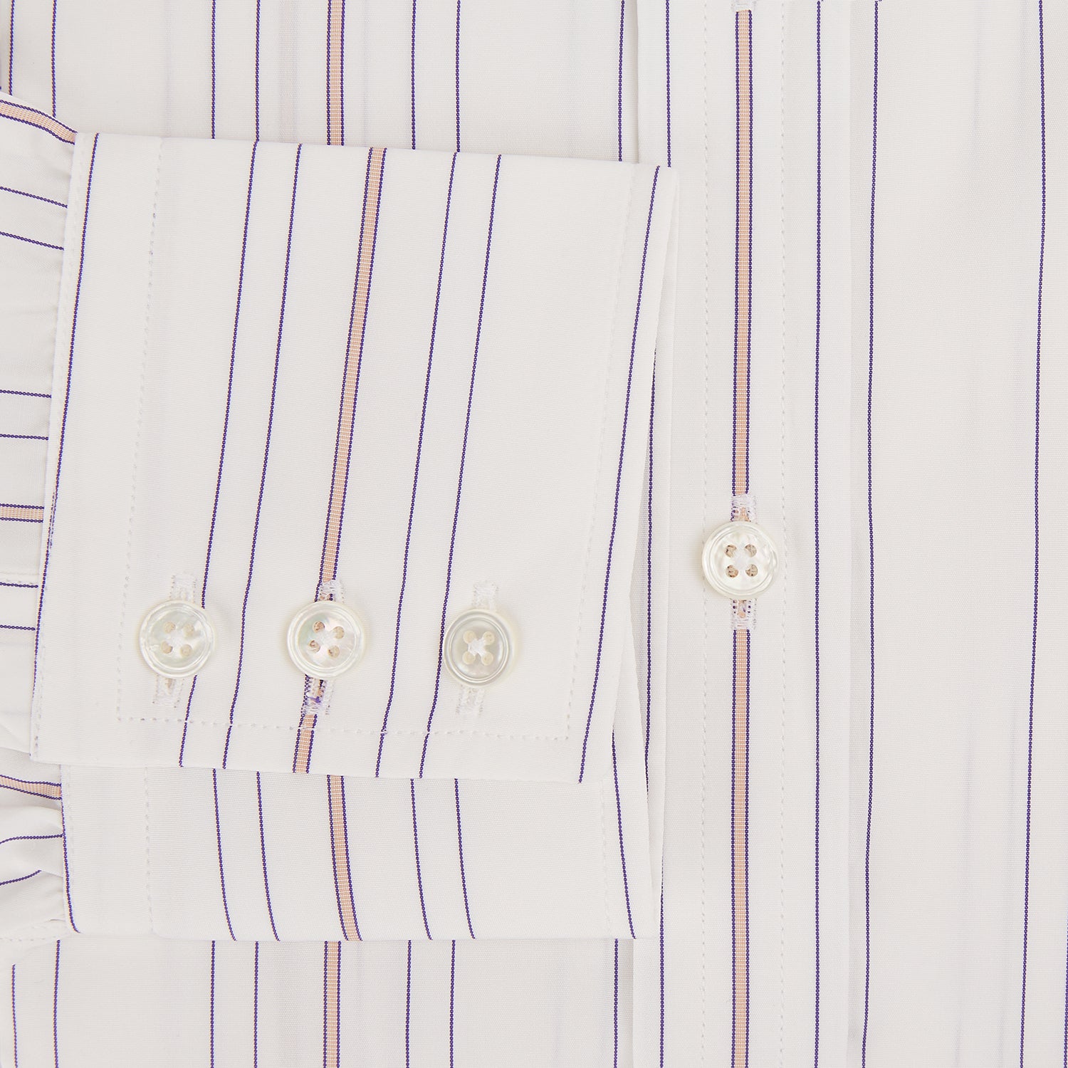 Image 4 of product Purple and Rose Multi Stripe Mayfair Shirt