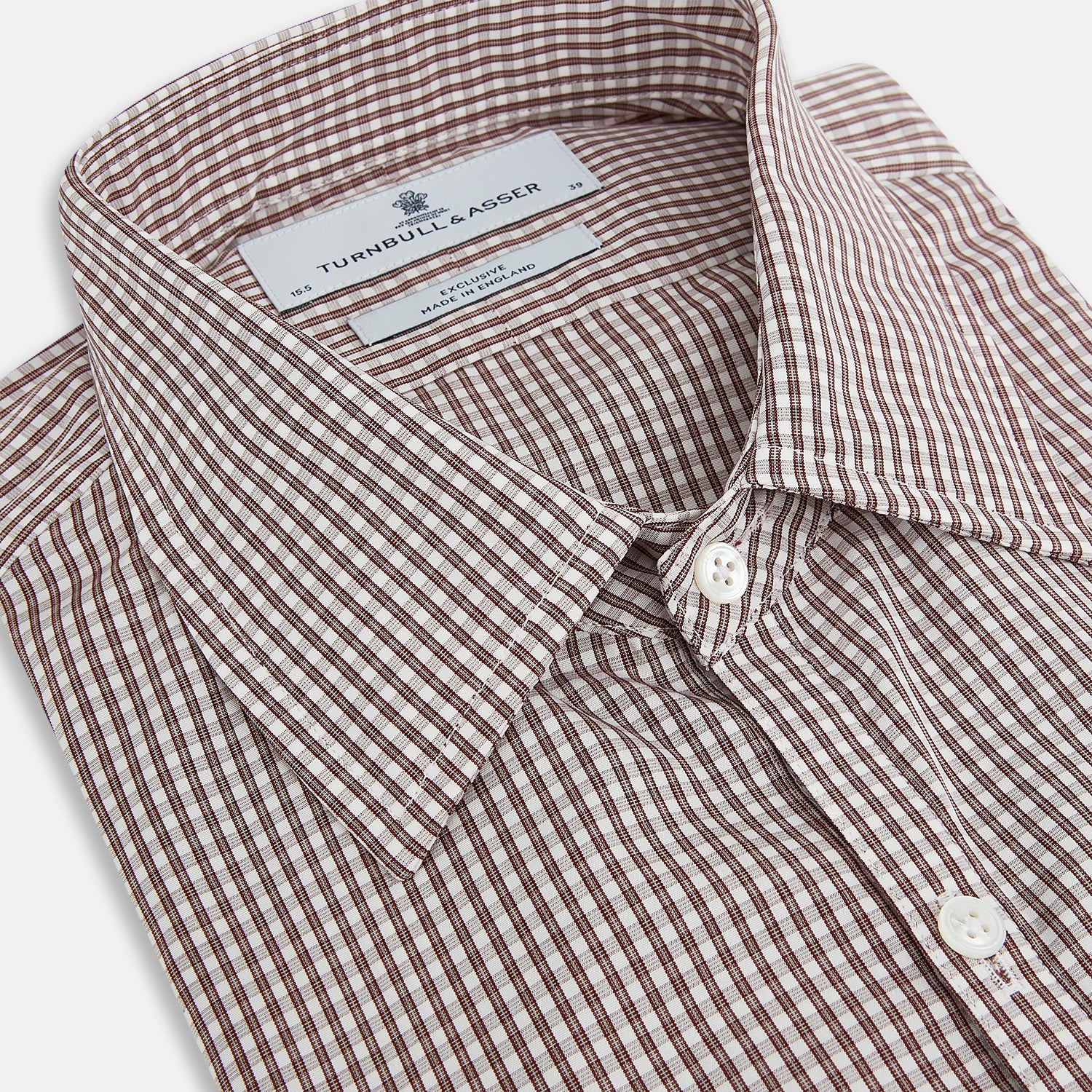 Image 2 of product Burgundy Micro Check Westminster Shirt