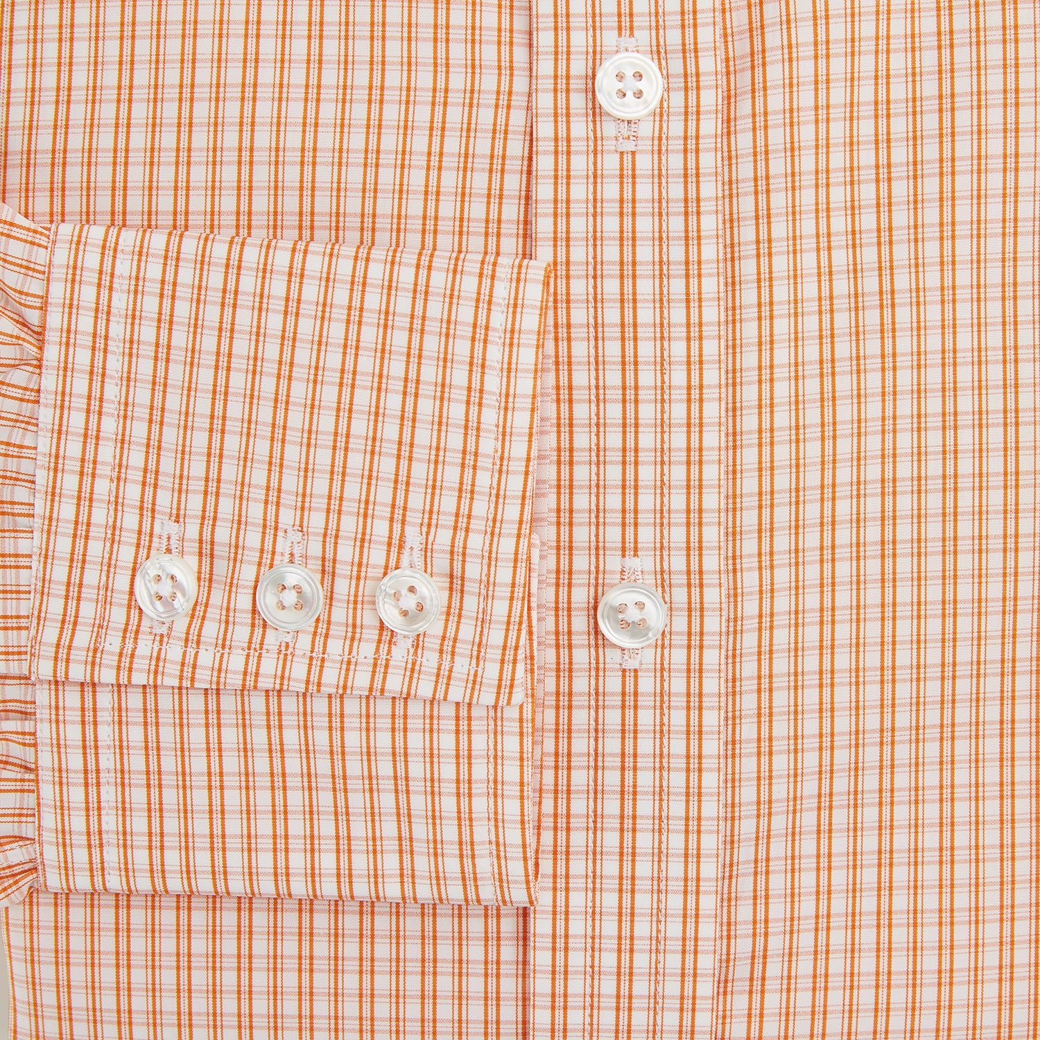 Image 4 of product Orange Micro Check Mayfair Shirt