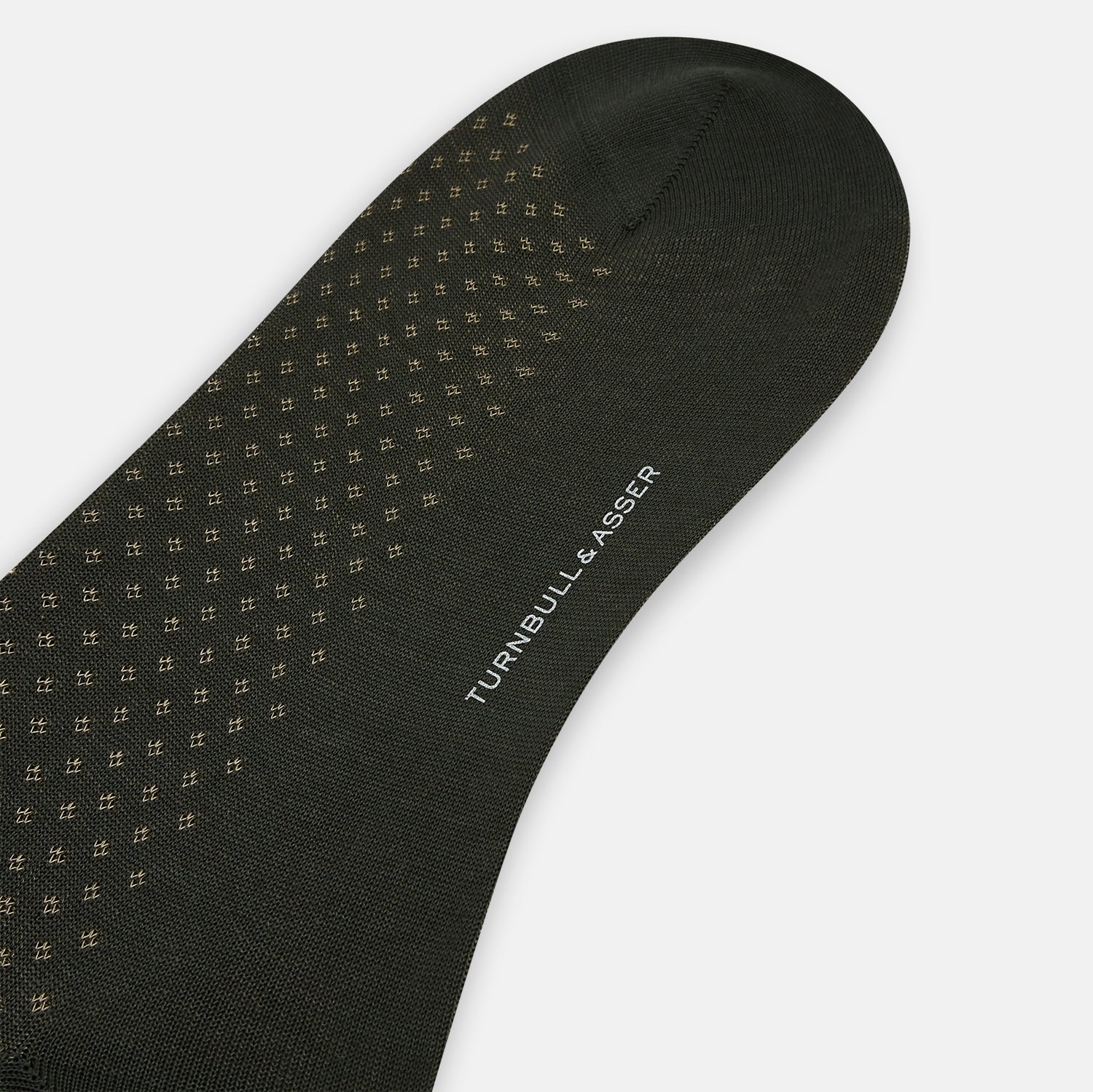Image 3 of product Forest Green Motif Mid-Length Socks