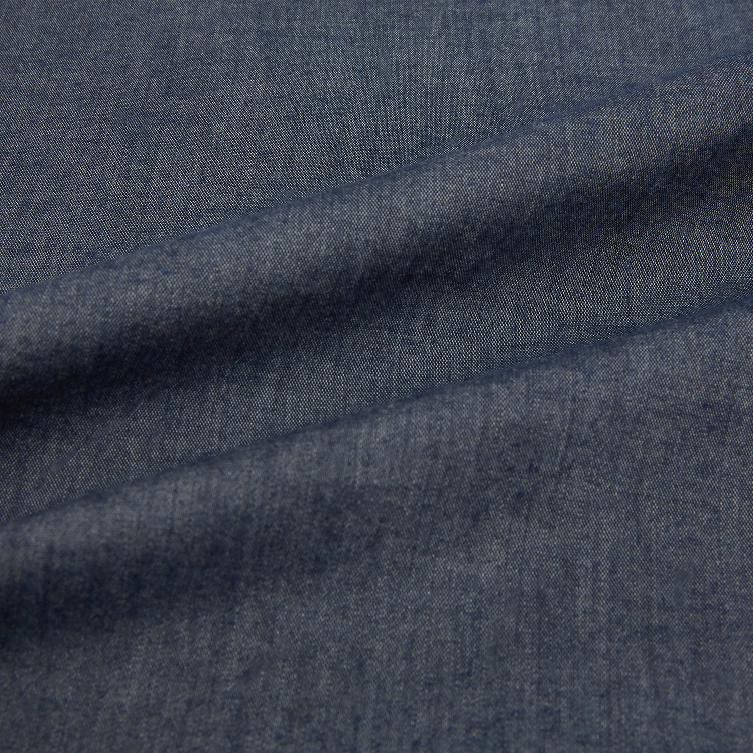 Image 8 of product The Turnbull & Asser Azzurro Westminster Shirt in dark grey features long sleeves, a classic collar, buttoned cuffs, and a straight hem, showcased against a white background, highlighting refined British craftsmanship.