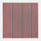 Red Track Stripe Hand-Rolled Handkerchief
