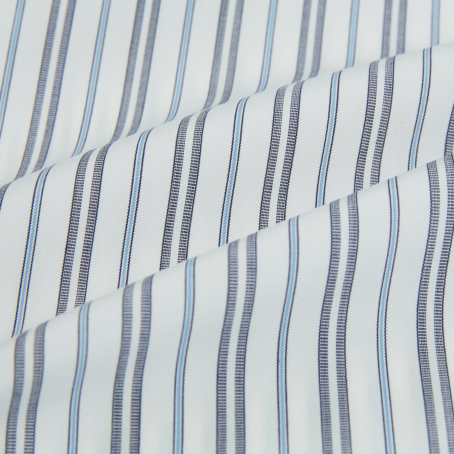 Image 8 of product NAVY AND LIGHT BLUE MULTI TRACK STRIPE WESTMINSTER SHIRT