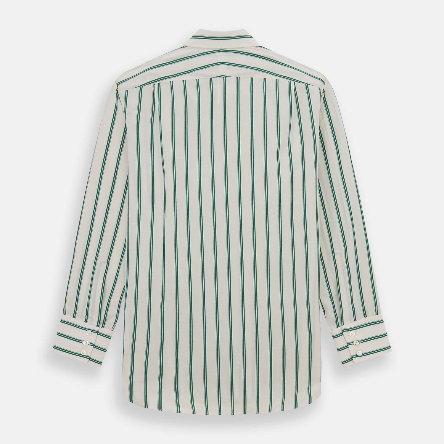 Image 3 of product Green Double Track Stripe Mayfair Shirt