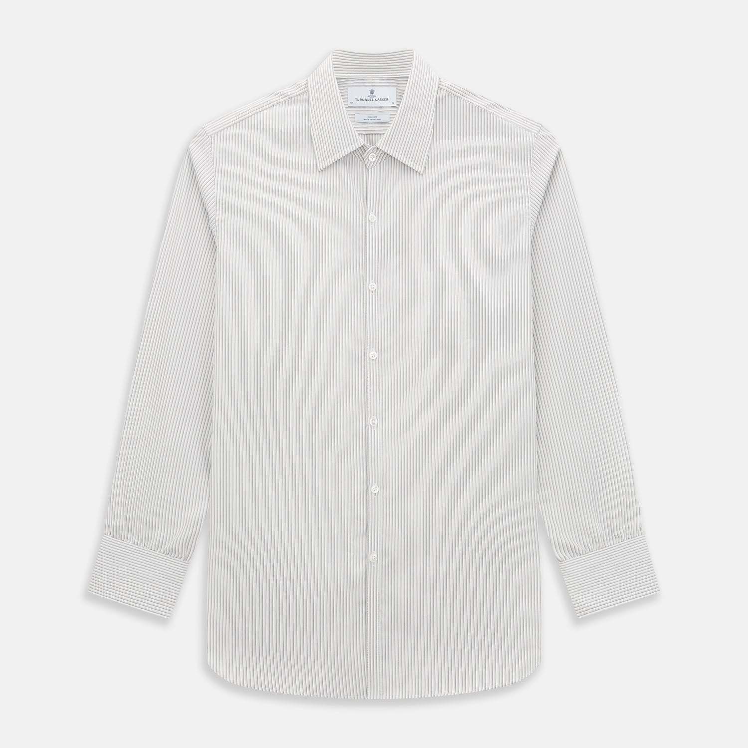 Image 1 of product Coffee and Grey Shadow Pinstripe Westminster Shirt