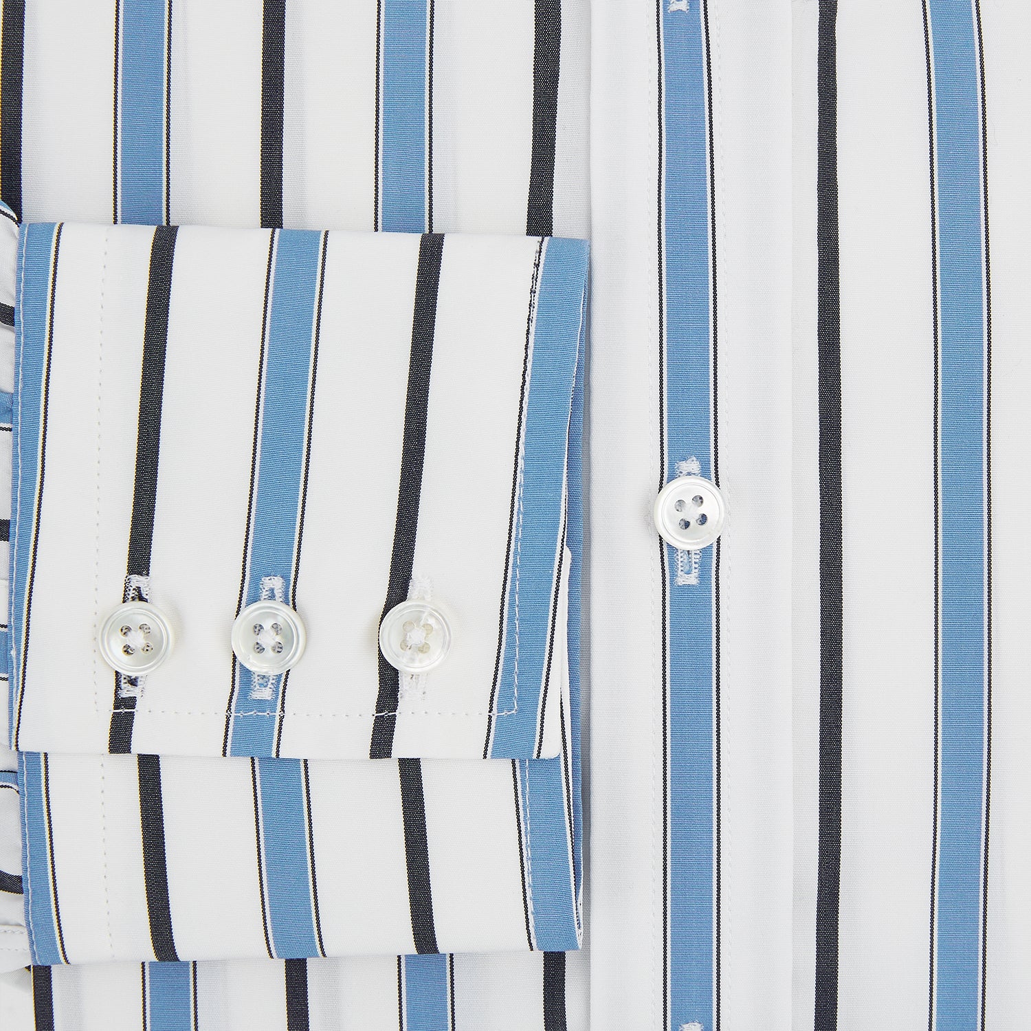 Image 4 of product Sky Blue Multi Candy Stripe Mayfair Shirt