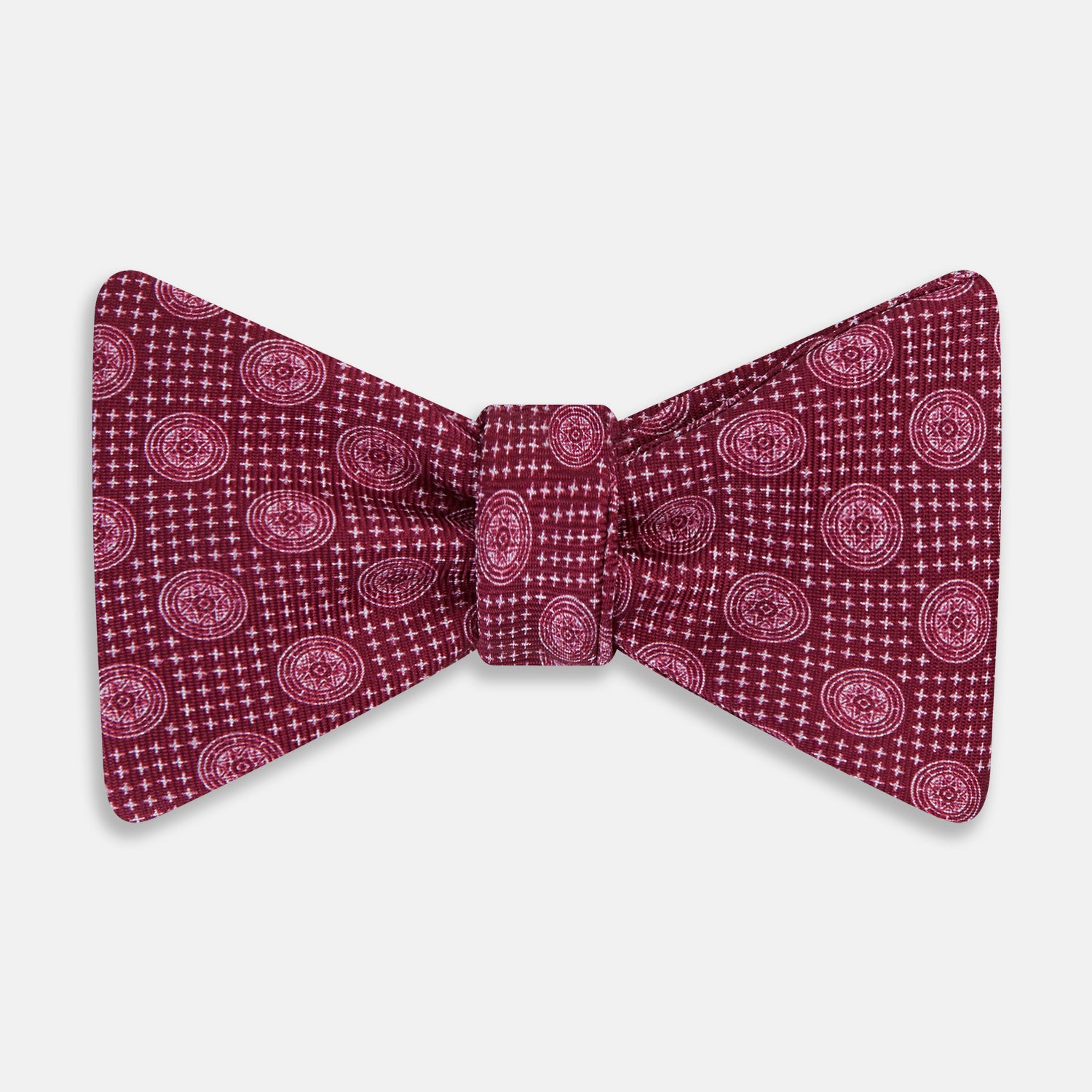 Image 1 of product Burgundy Medallion Silk Bow Tie