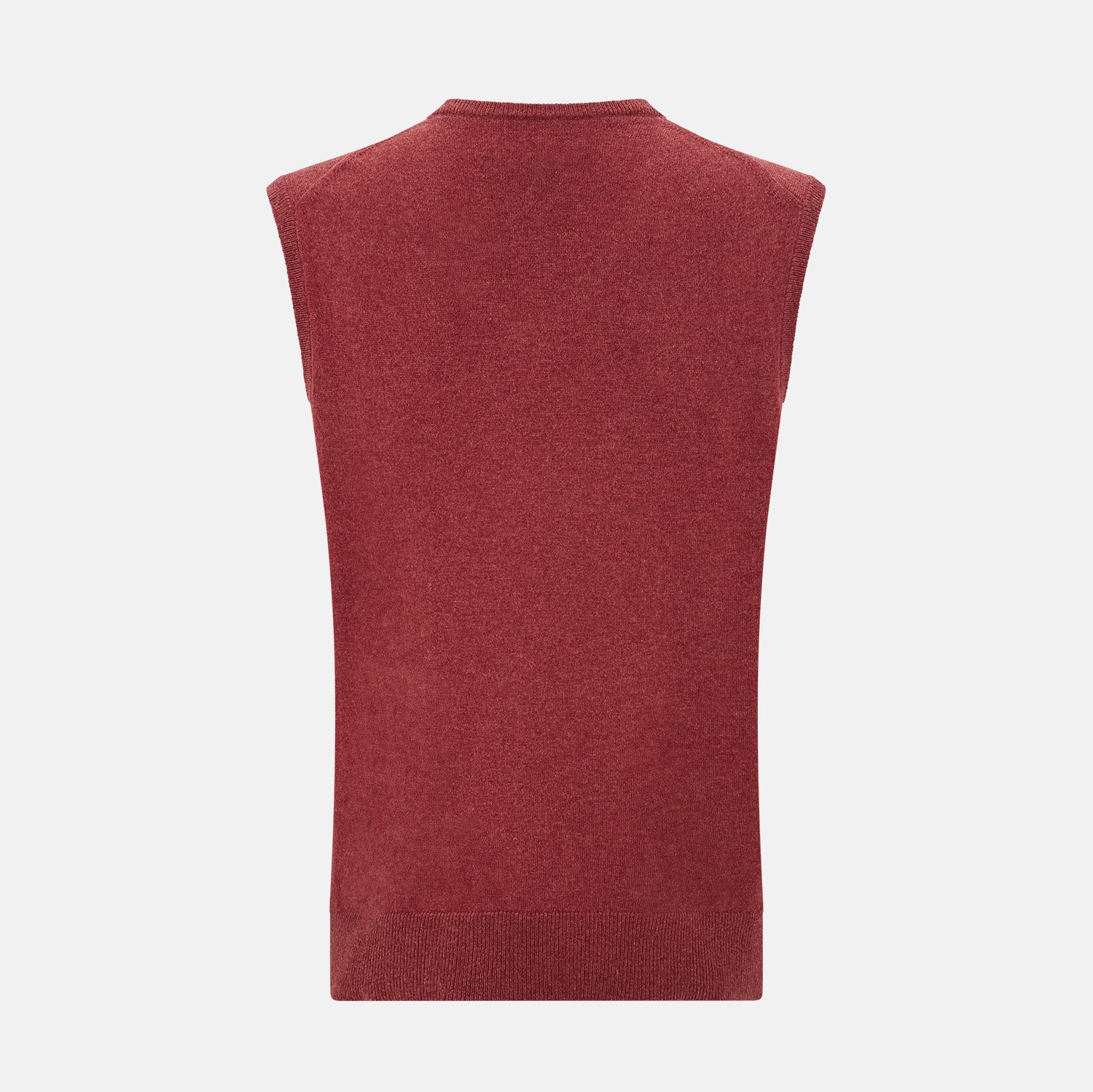 Image 3 of product Antique Pink Cashmere V-Neck Vest