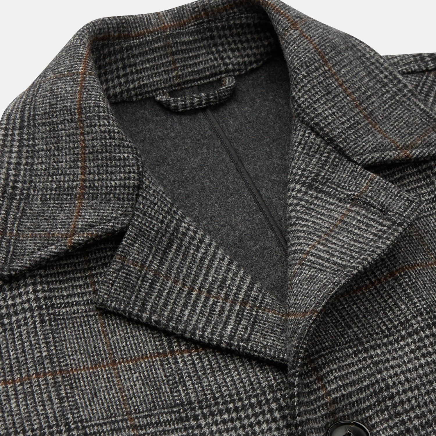 Image 2 of product Grey Multi Check Wool Bernard Car Coat