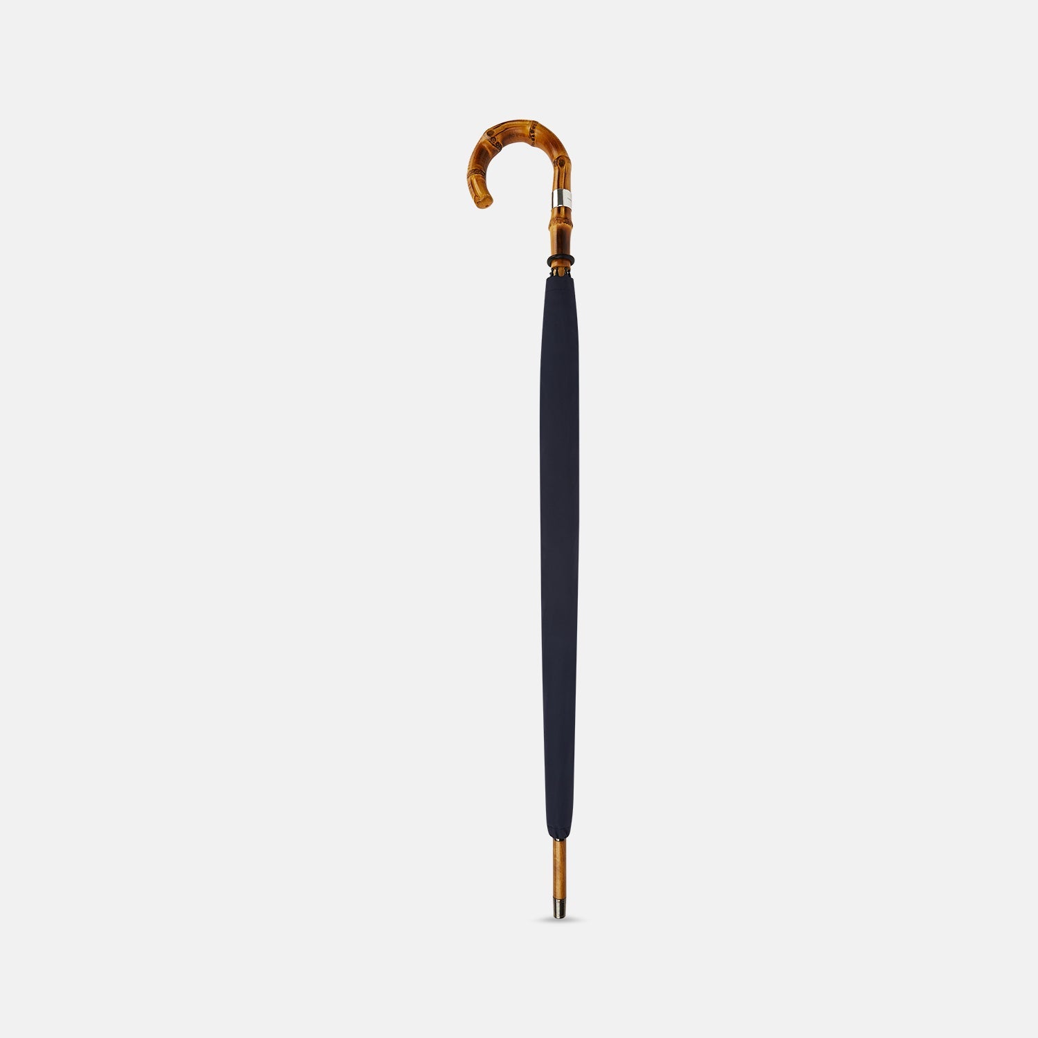 Image 2 of product Navy Umbrella with Whangee Crook Handle