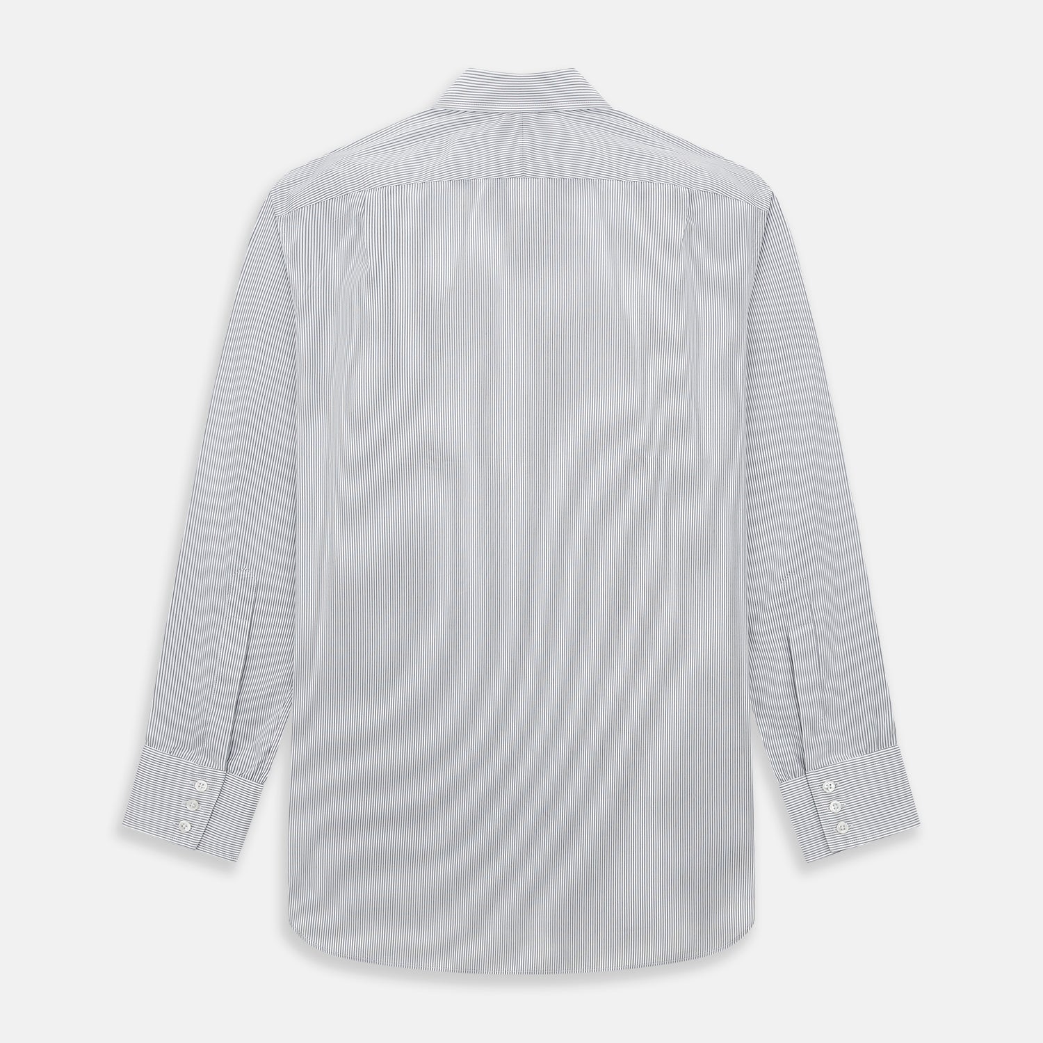 Image 3 of product Midnight Blue Fine Track Stripe Mayfair Shirt