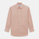 Orange Graph Overlay Check Mayfair Shirt
