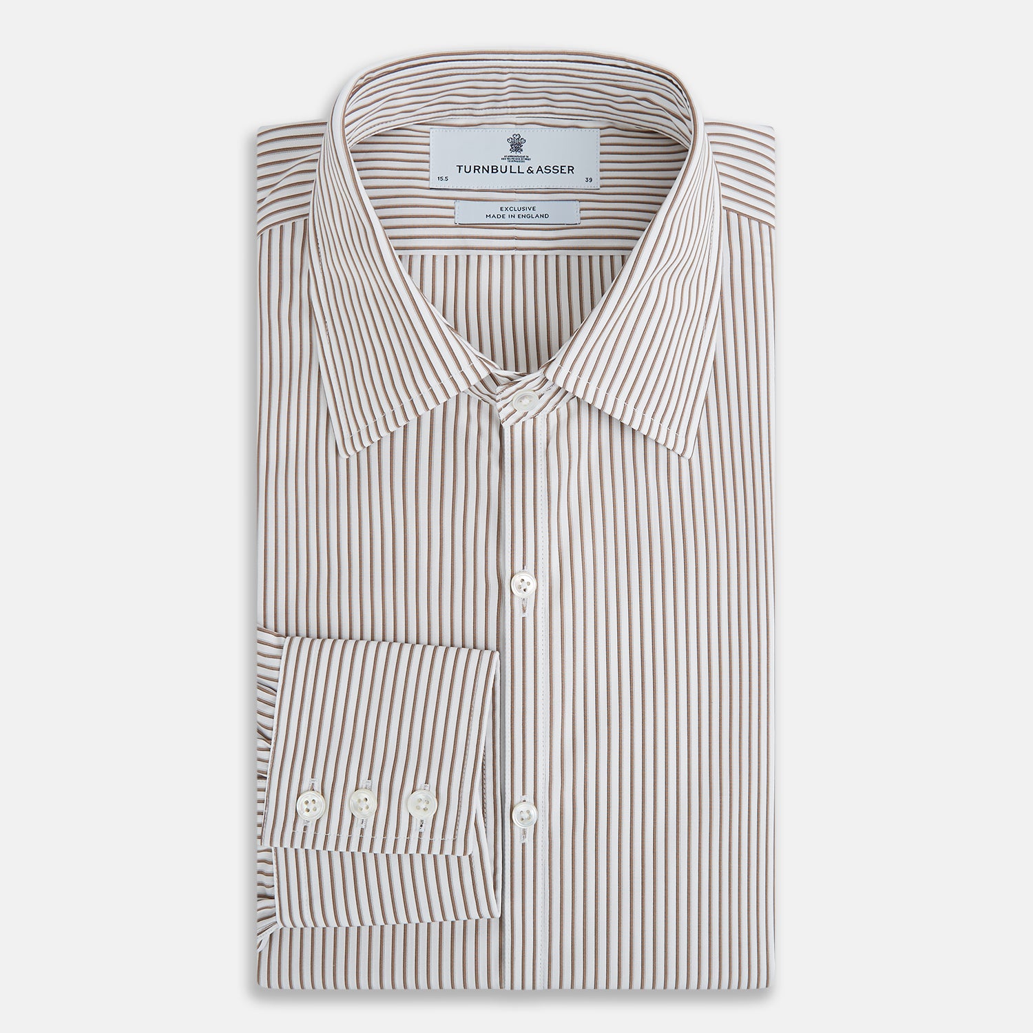 Image 5 of product Coffee Multi Stripe Westminster Shirt