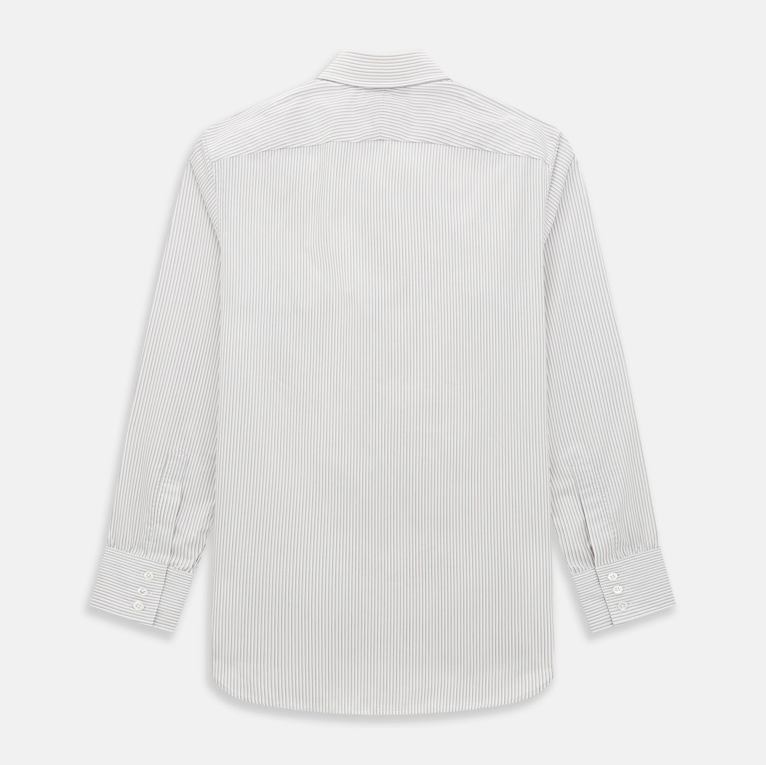 Image 3 of product Coffee and Grey Shadow Pinstripe Westminster Shirt