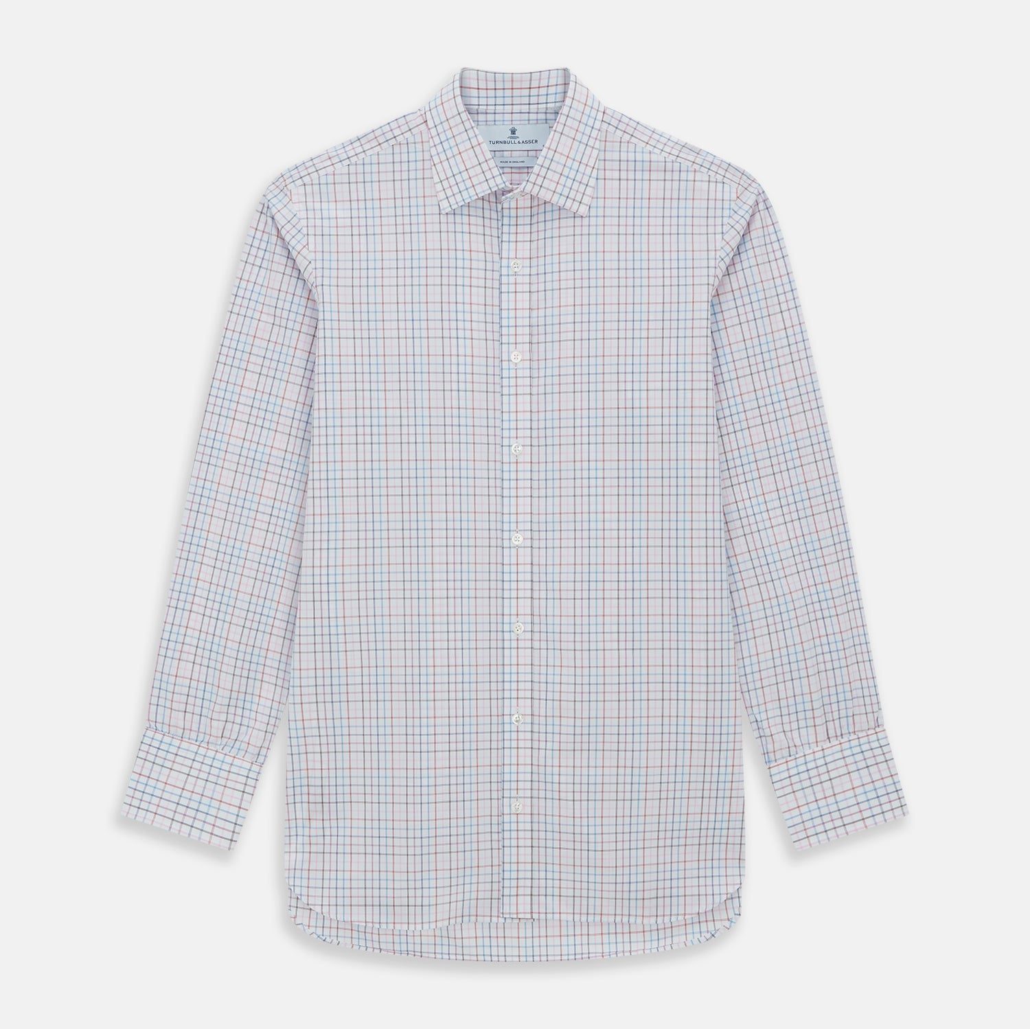 Image 1 of product Pink Multi Double Grid Check Mayfair Shirt