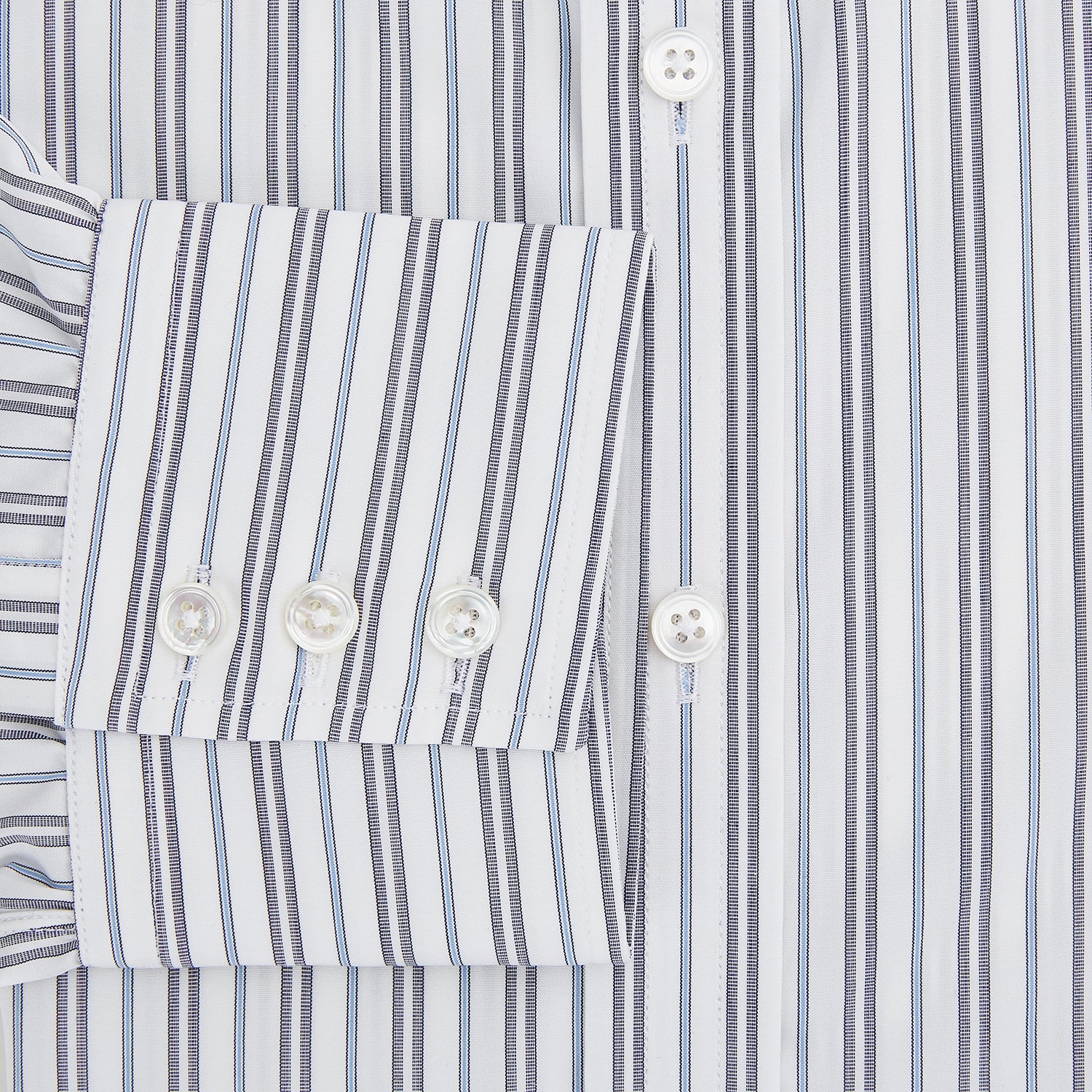 Image 4 of product Navy Multi Stripe Mayfair Shirt