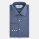 Mid Blue Red Stripe Regular Fit Mayfair Shirt