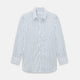 SAPPHIRE BLUE MULTI TRACK STRIPE WINDSOR SHIRT