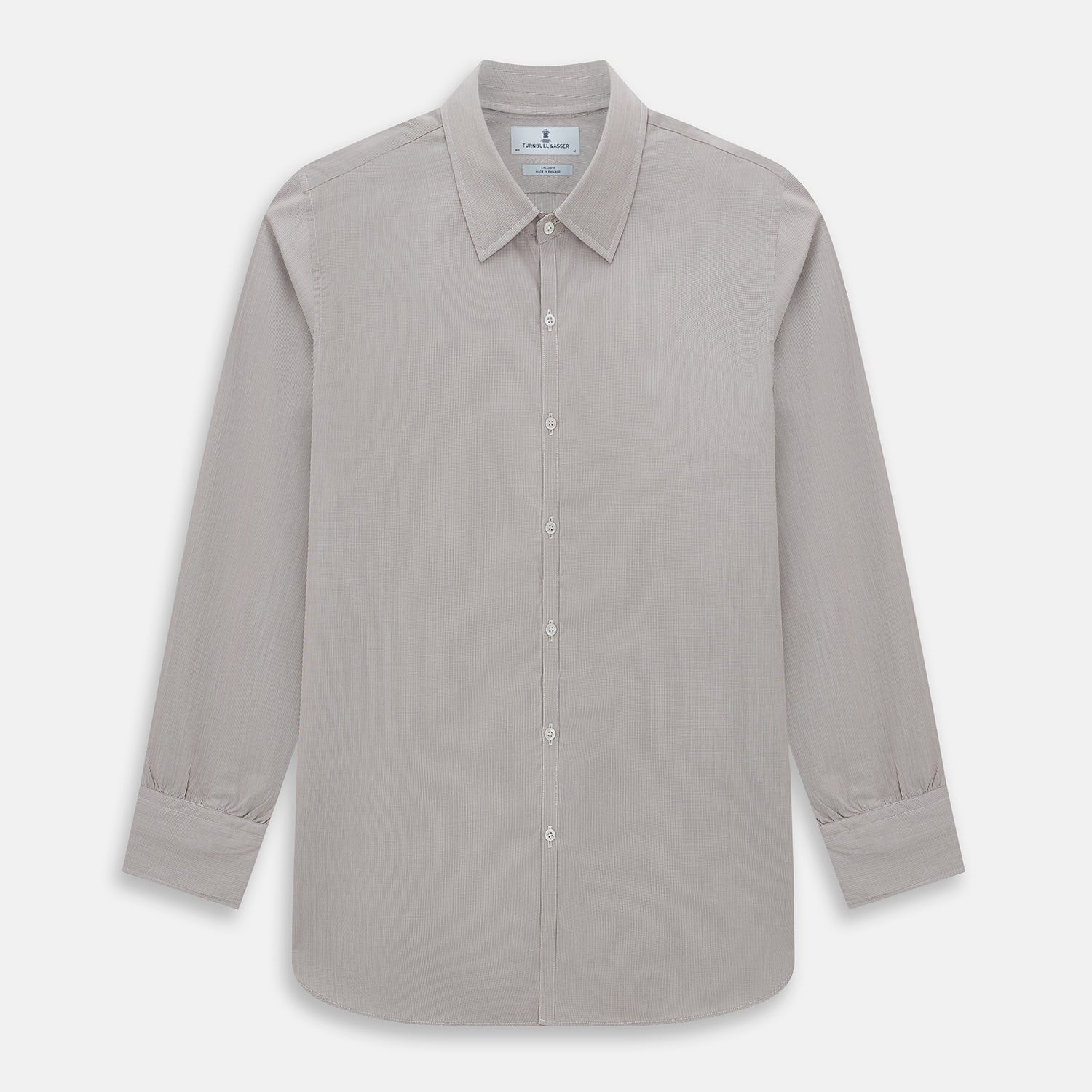 Image 1 of product BROWN MICRO GRAPH CHECK WESTMINSTER SHIRT
