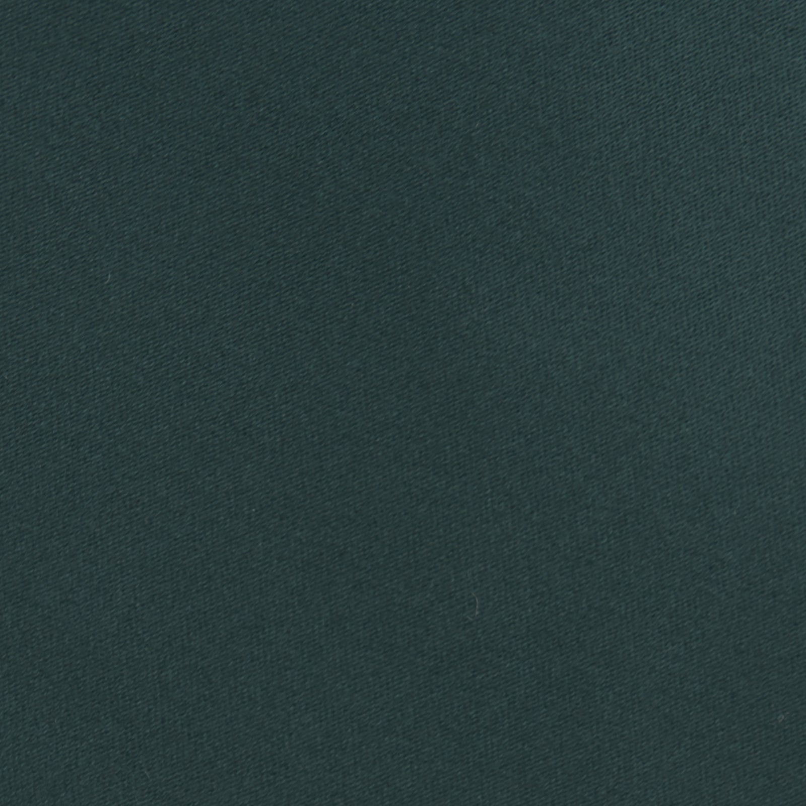 Image 3 of product The Turnbull & Asser Forest Green Plain Satin Silk Tie, neatly rolled with a pointed end, is displayed on a plain white background.