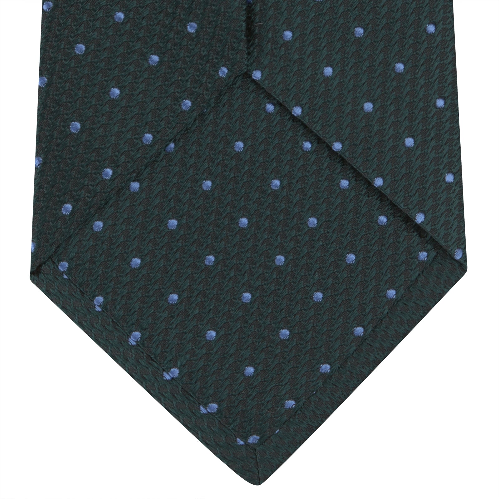 Image 4 of product Forest Green and Blue Spot Lace Silk Tie
