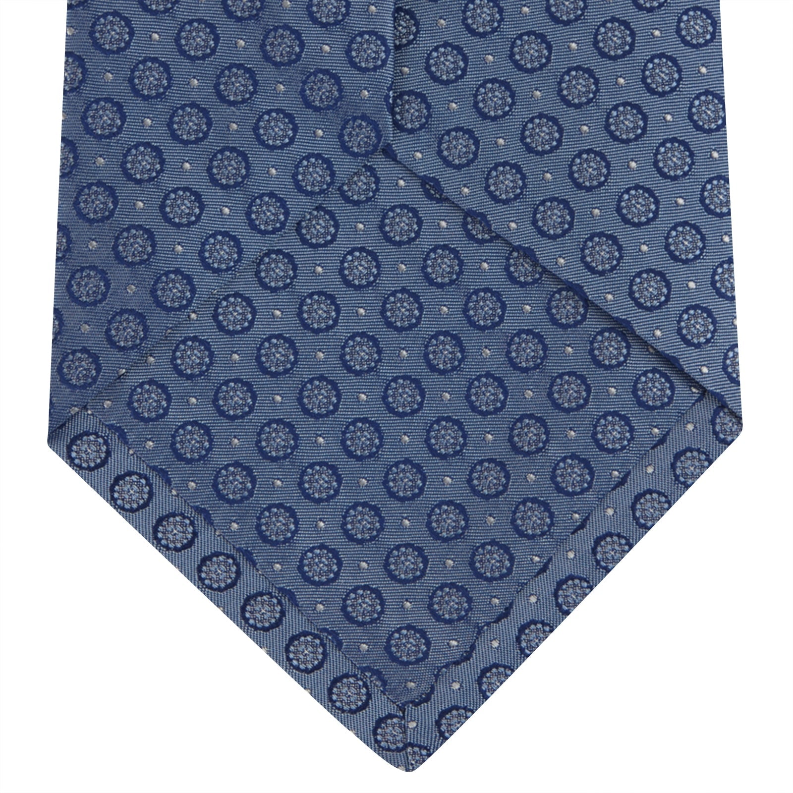 Image 4 of product Light Blue Floral Spot Silk Tie
