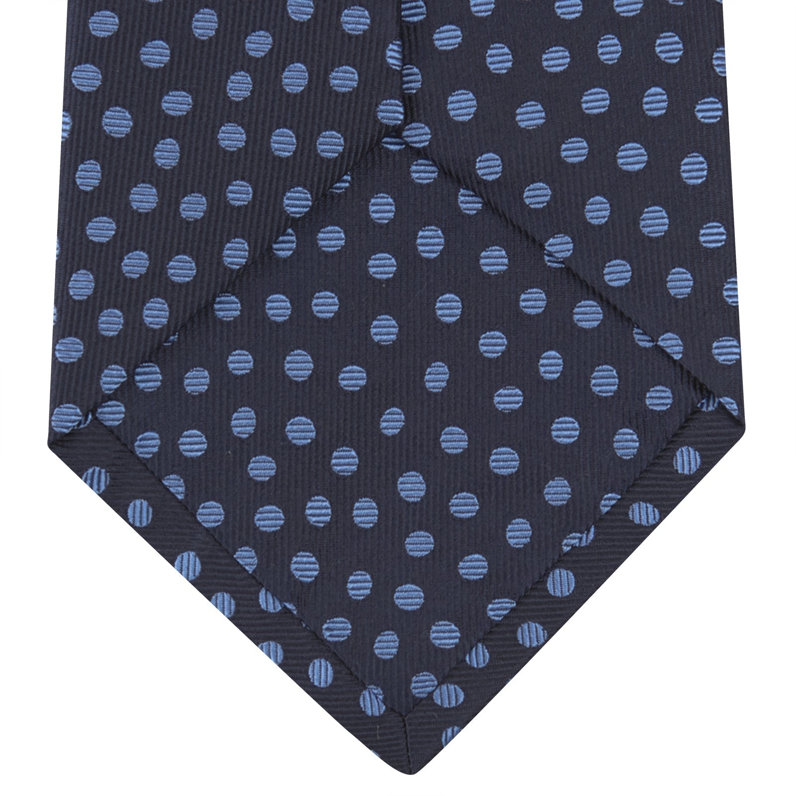 Image 4 of product Navy and Blue Paint Spot Silk Tie