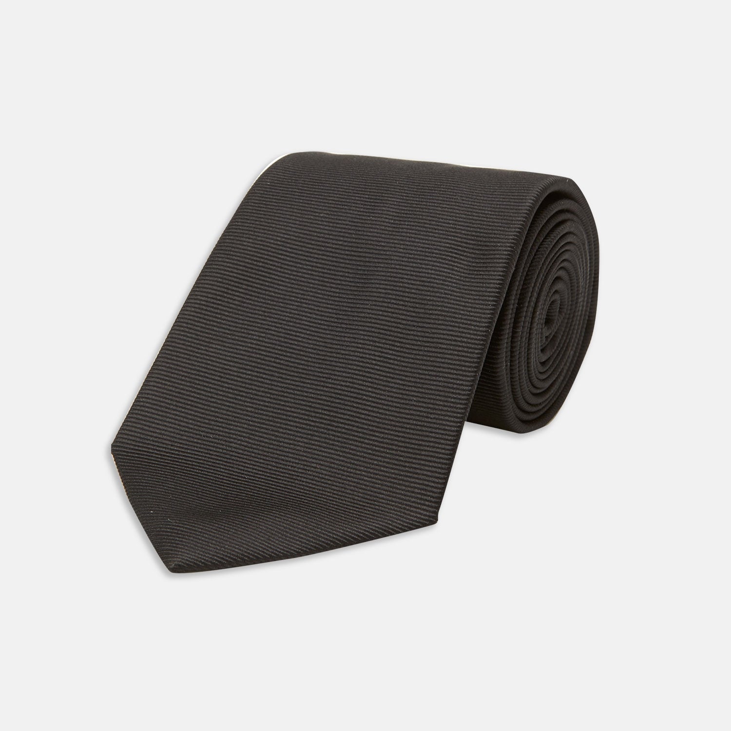Image 1 of product Slim Black Twill Silk Tie
