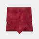 The Burgundy and White Mini Spot Silk Cravat by Turnbull & Asser adds refined detail—ideal neckwear for wedding guests, especially paired with a matching maroon pocket square.