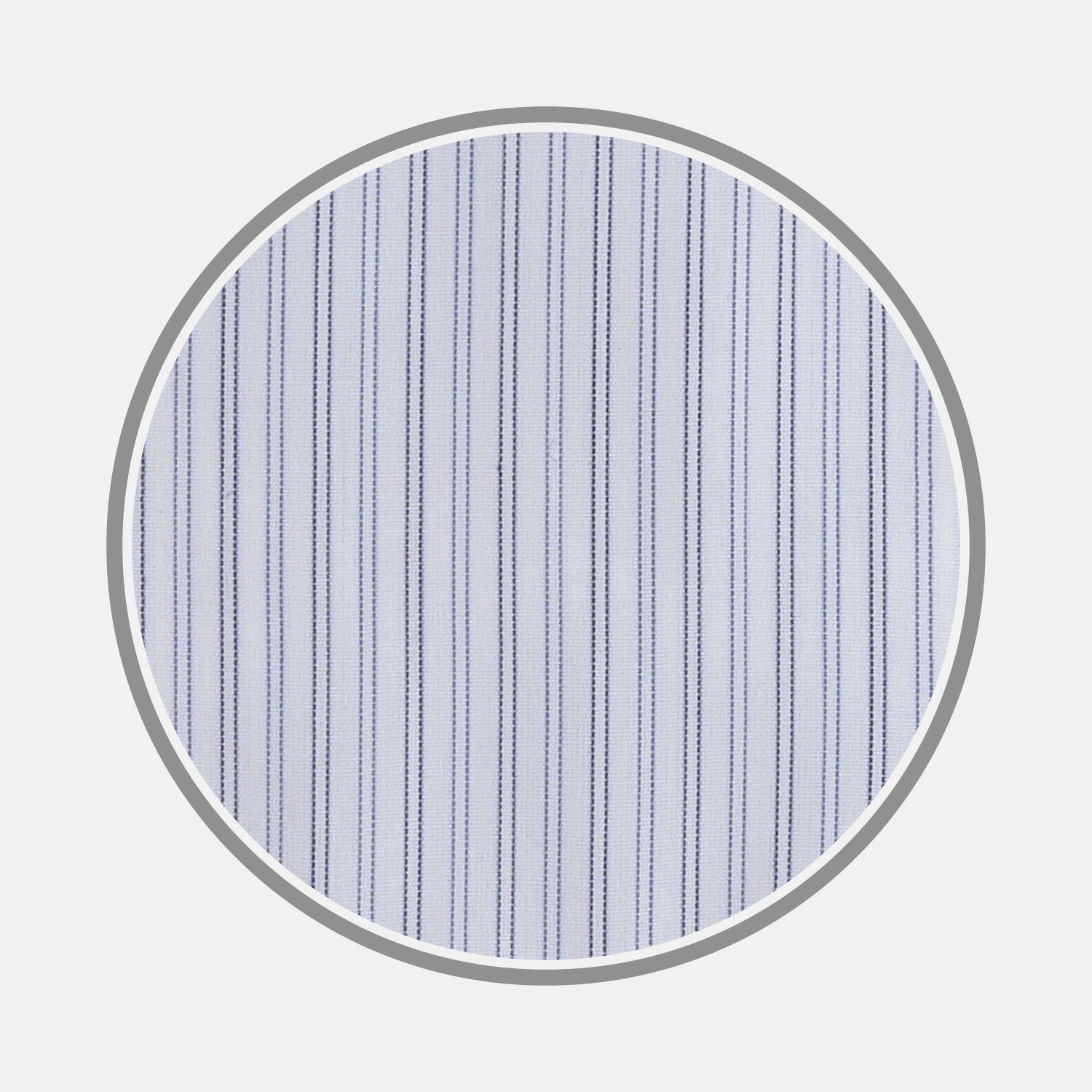 Image 1 of product Light Blue Double Stripe Sea Island Quality Cotton Fabric